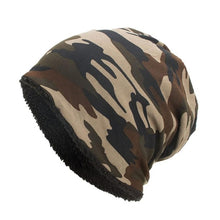 Load image into Gallery viewer, Feitong Women Men Warm Cap Baggy Camouflage