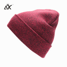 Load image into Gallery viewer, Plain Knitted Hat Winter Cap Women's Polyeste