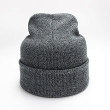 Load image into Gallery viewer, Plain Knitted Hat Winter Cap Women's Polyeste