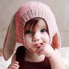 Load image into Gallery viewer, Rabbit Ears Baby Hats Soft Warm